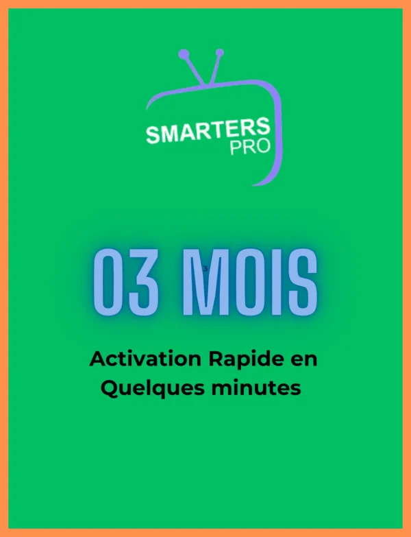 Smarters Pro 03 Mois